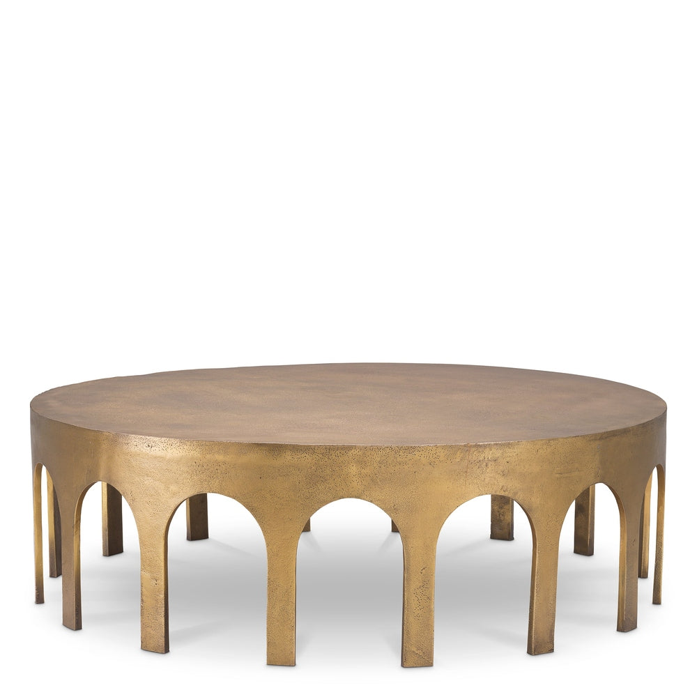 Gardini Coffee Table - Vintage Brass
