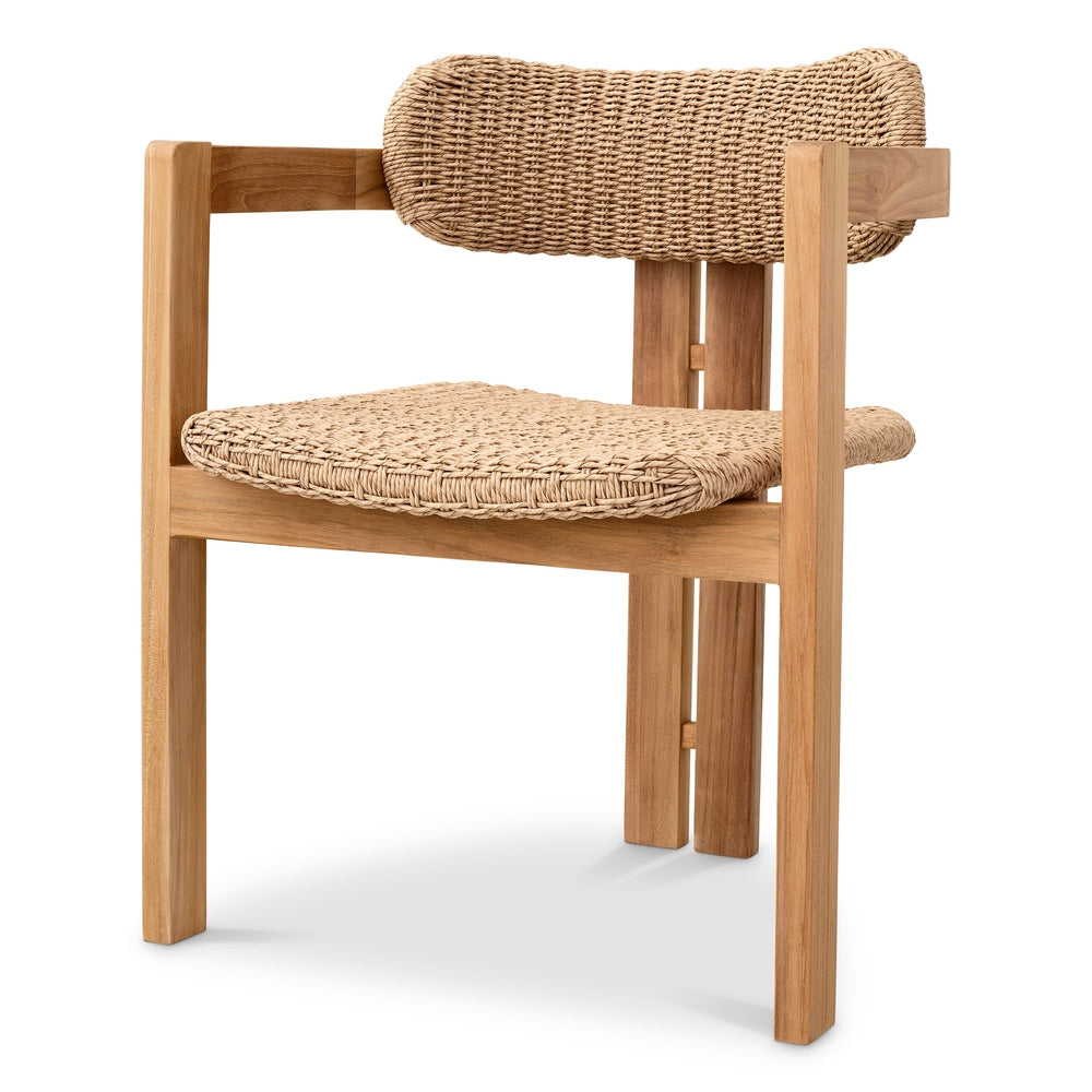 Donato Outdoor Dining Chair - Natural Teak