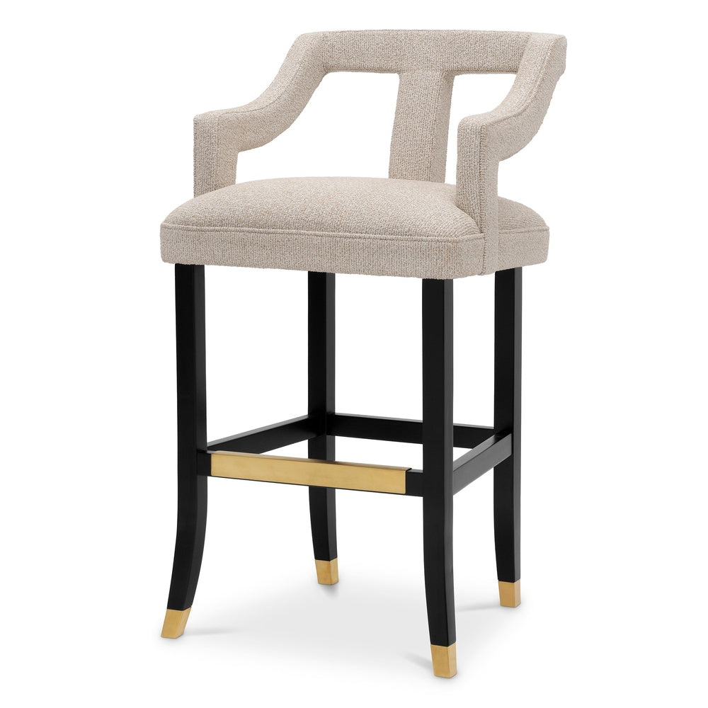 Roumier Bar Stool - Palmer Beige