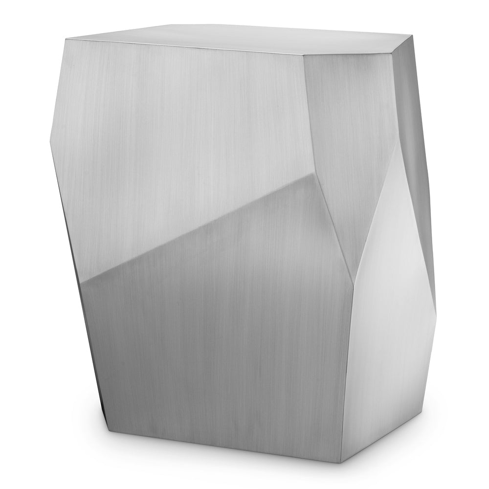 Ramiro Side Table - Brushed Steel