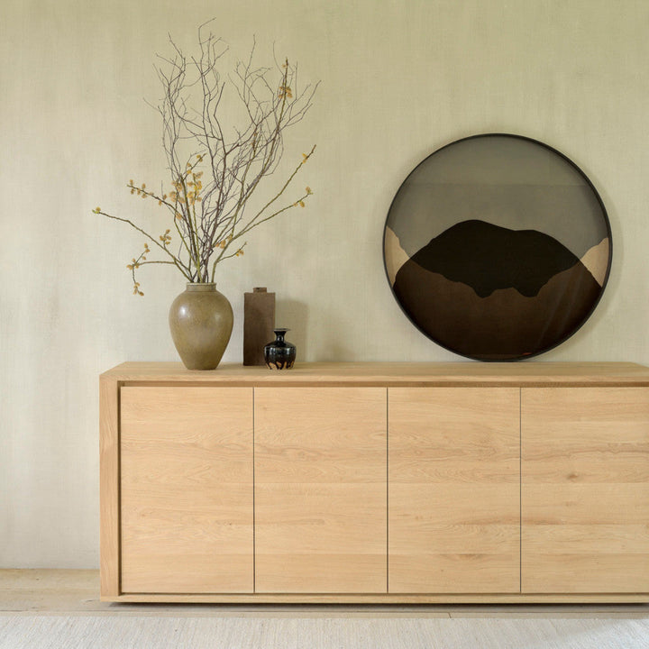 Shadow 4 Door Sideboard - Oak Ethnicraft 2