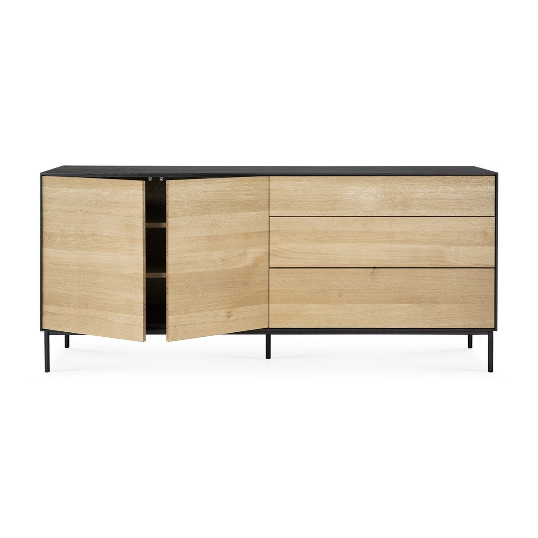 Blackbird 2 Door 3 Drawer Sideboard - Varnished Oak Ethnicraft 5