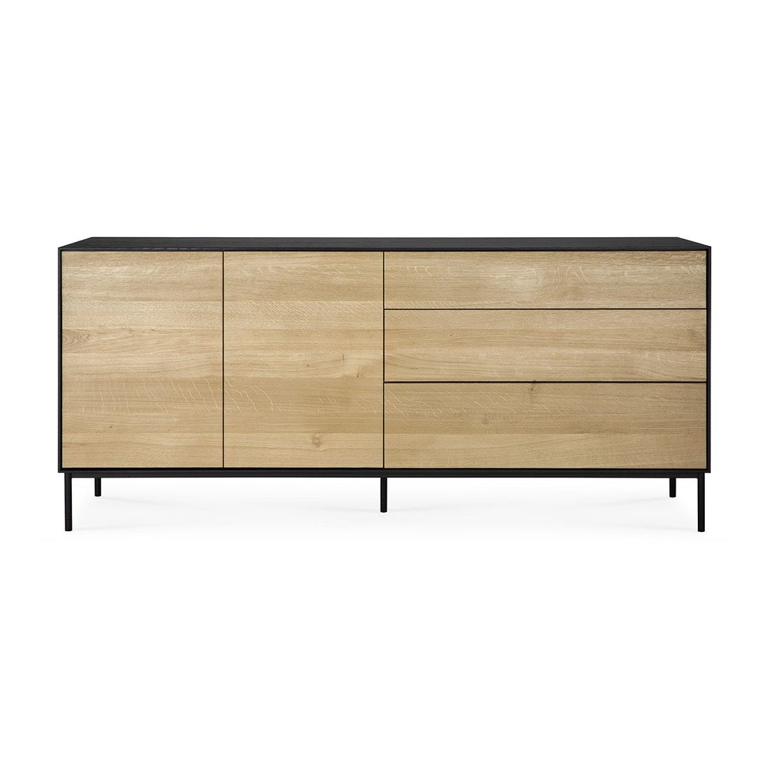 Blackbird 2 Door 3 Drawer Sideboard - Varnished Oak Ethnicraft 1