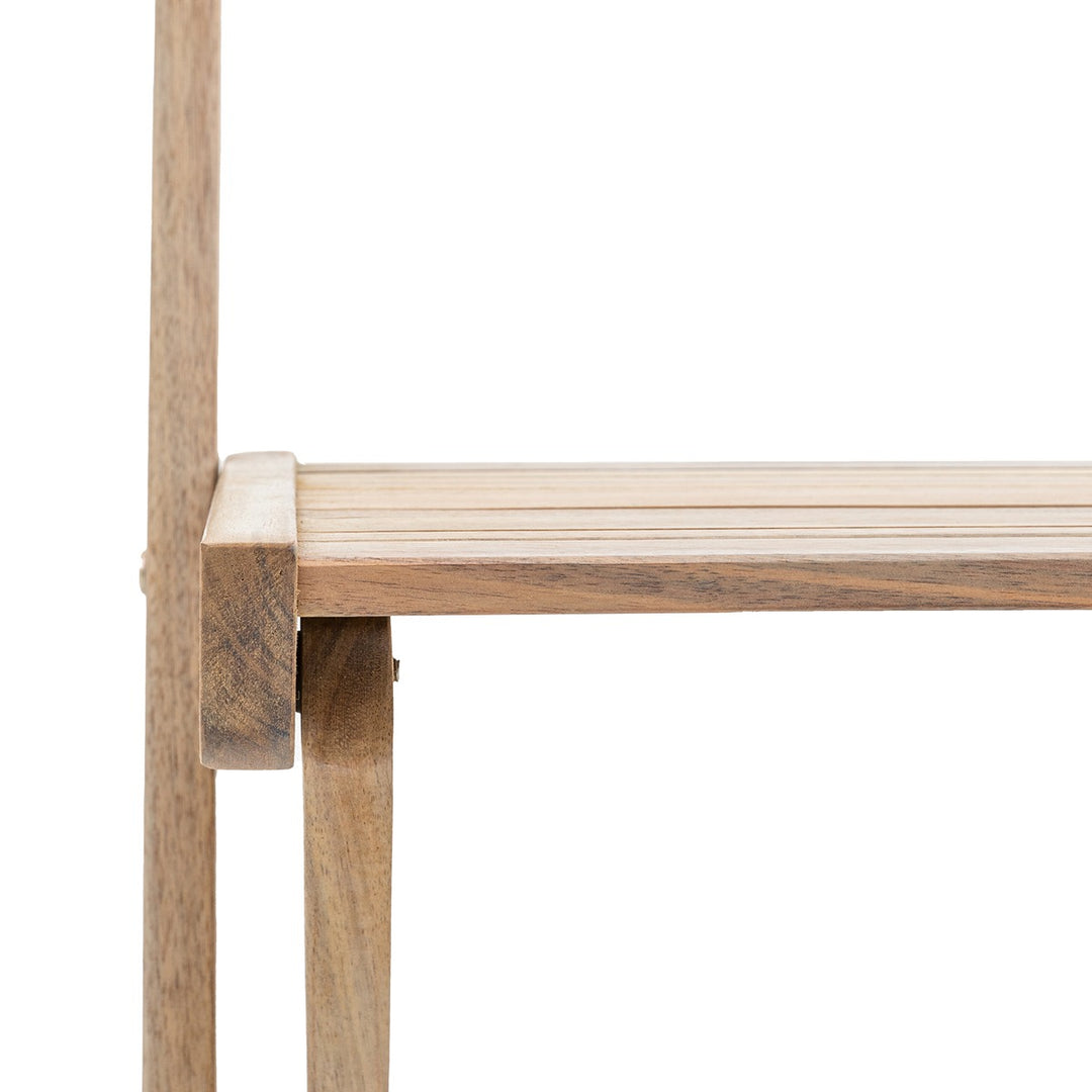 Lindos Acacia Folding Dining Set - Natural GalleryDirect 9