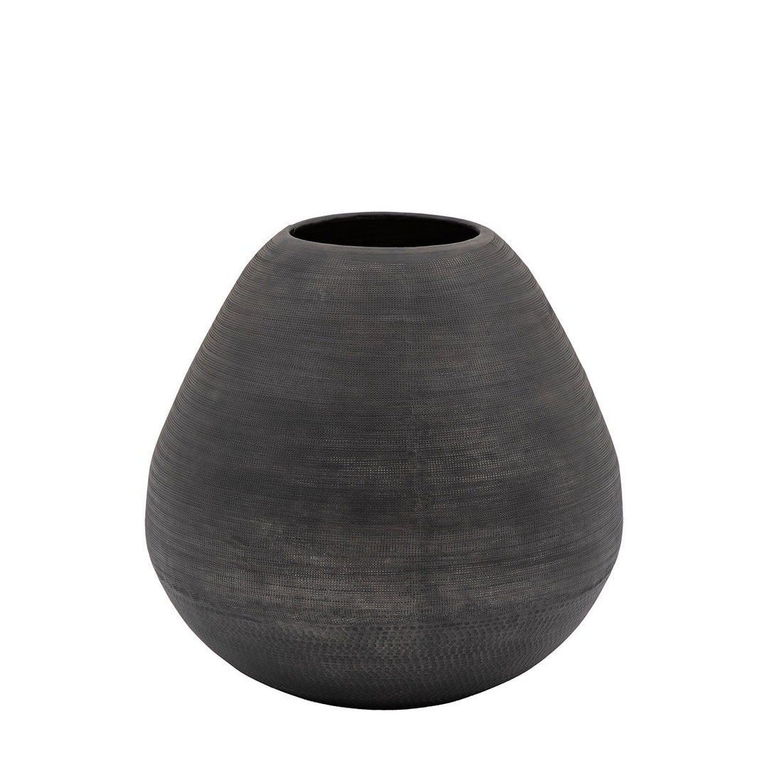 Artistic Aluminium Vase - Black GalleryDirect 1