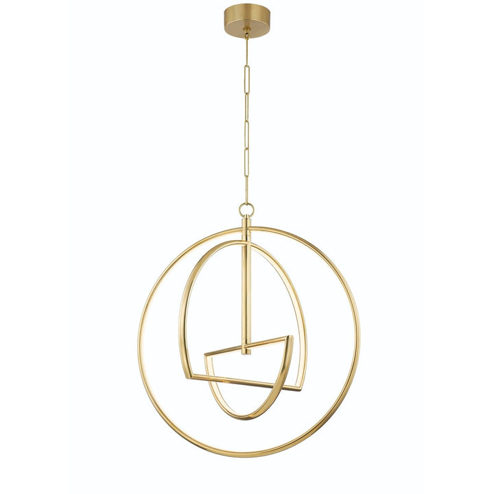 Welland 3 Light Chandelier - Aged Brass Hudson Valley Lighting 1