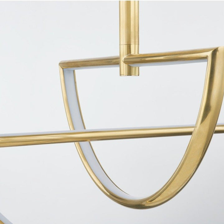 Welland 3 Light Chandelier - Aged Brass Hudson Valley Lighting 4