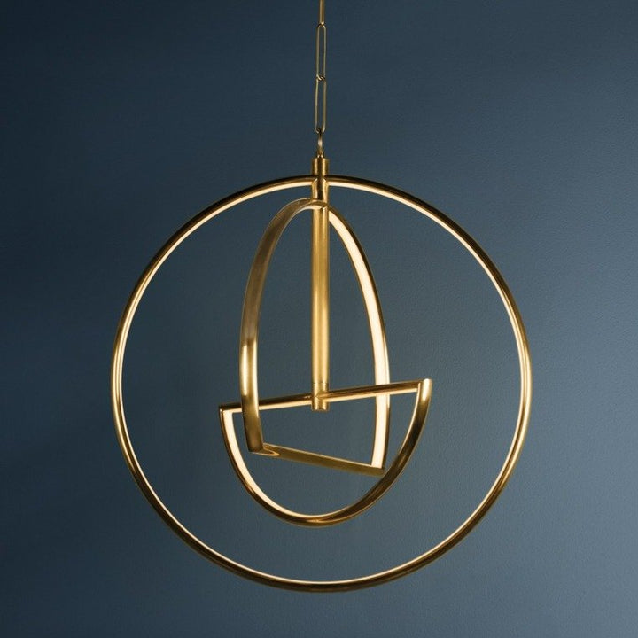 Welland 3 Light Chandelier - Aged Brass Hudson Valley Lighting 5