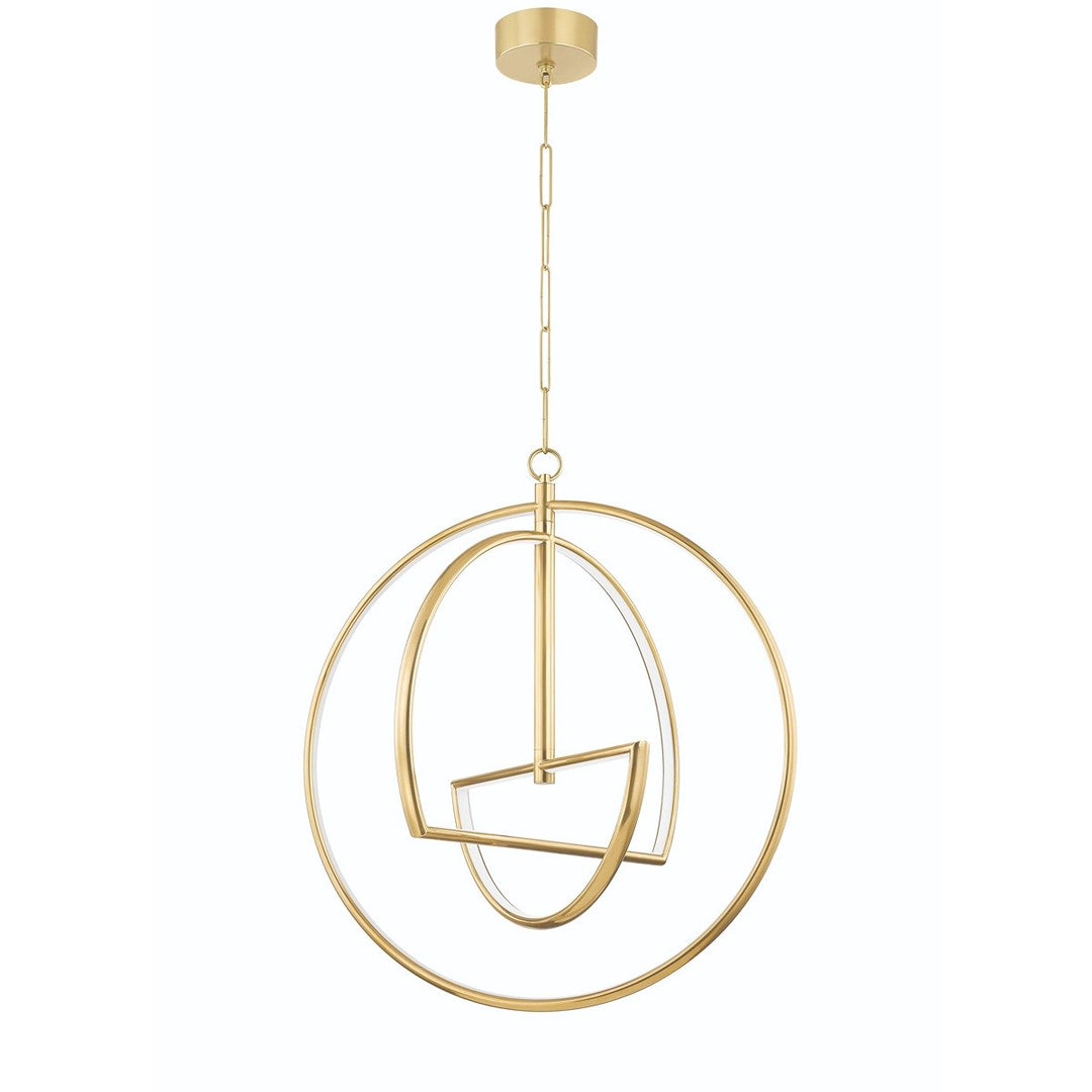 Welland 3 Light Chandelier - Aged Brass Hudson Valley Lighting 6
