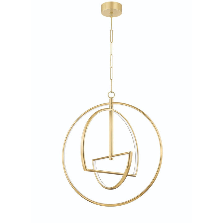 Welland 3 Light Chandelier - Aged Brass Hudson Valley Lighting 6