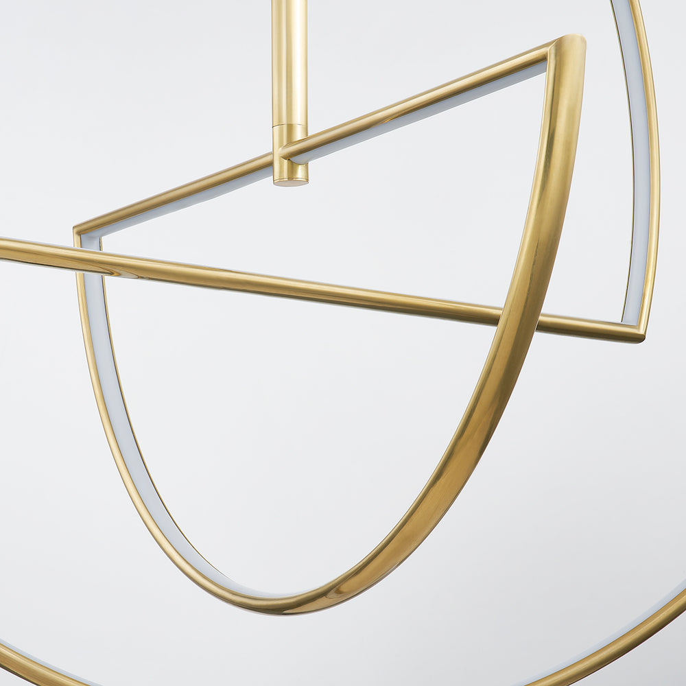 Welland Chandelier - Brass Hudson Valley Lighting 2