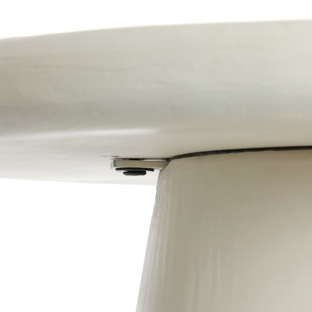 Kulona Round Coffee Table - Cream Light & Living 4