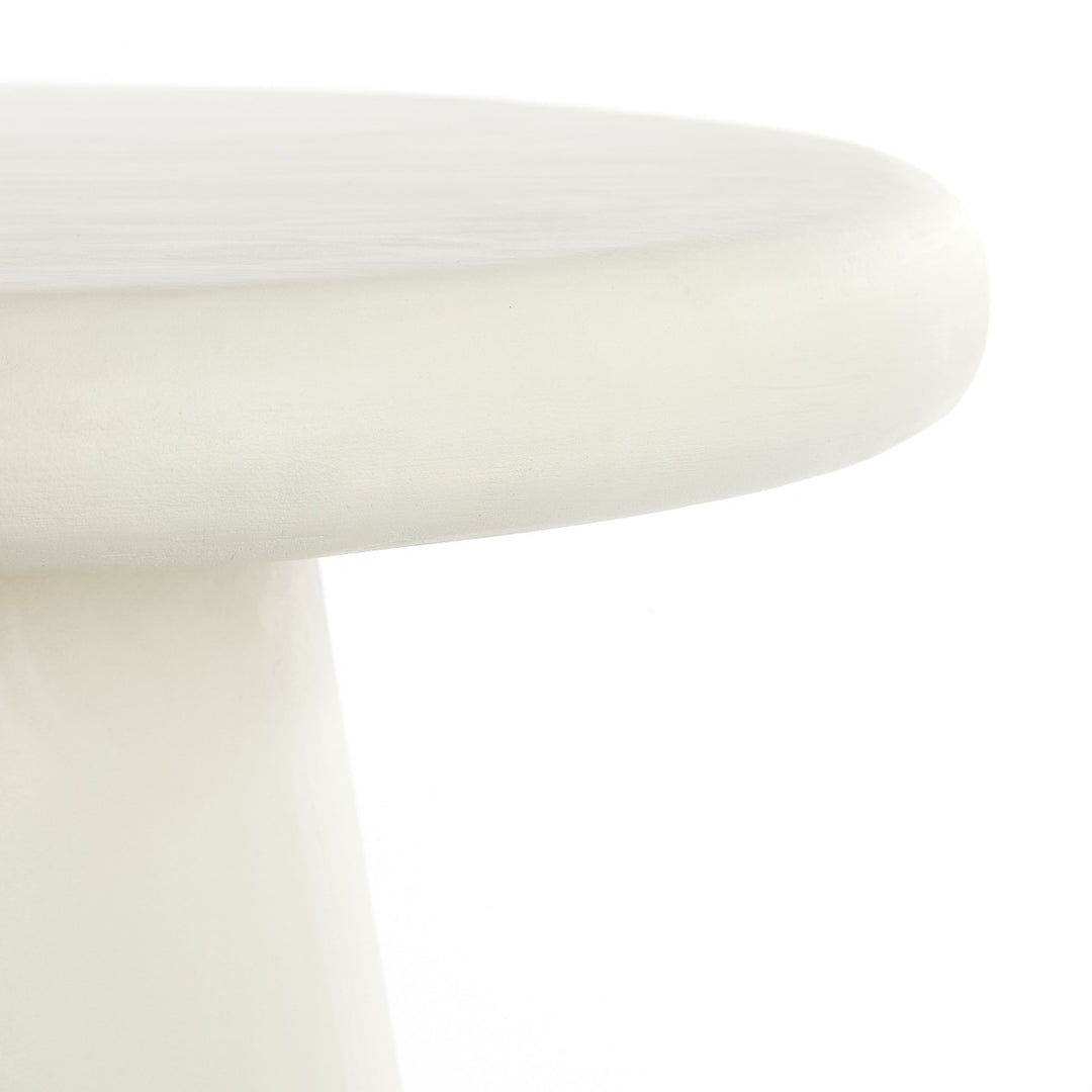 Kulona Round Coffee Table - Cream Light & Living 6