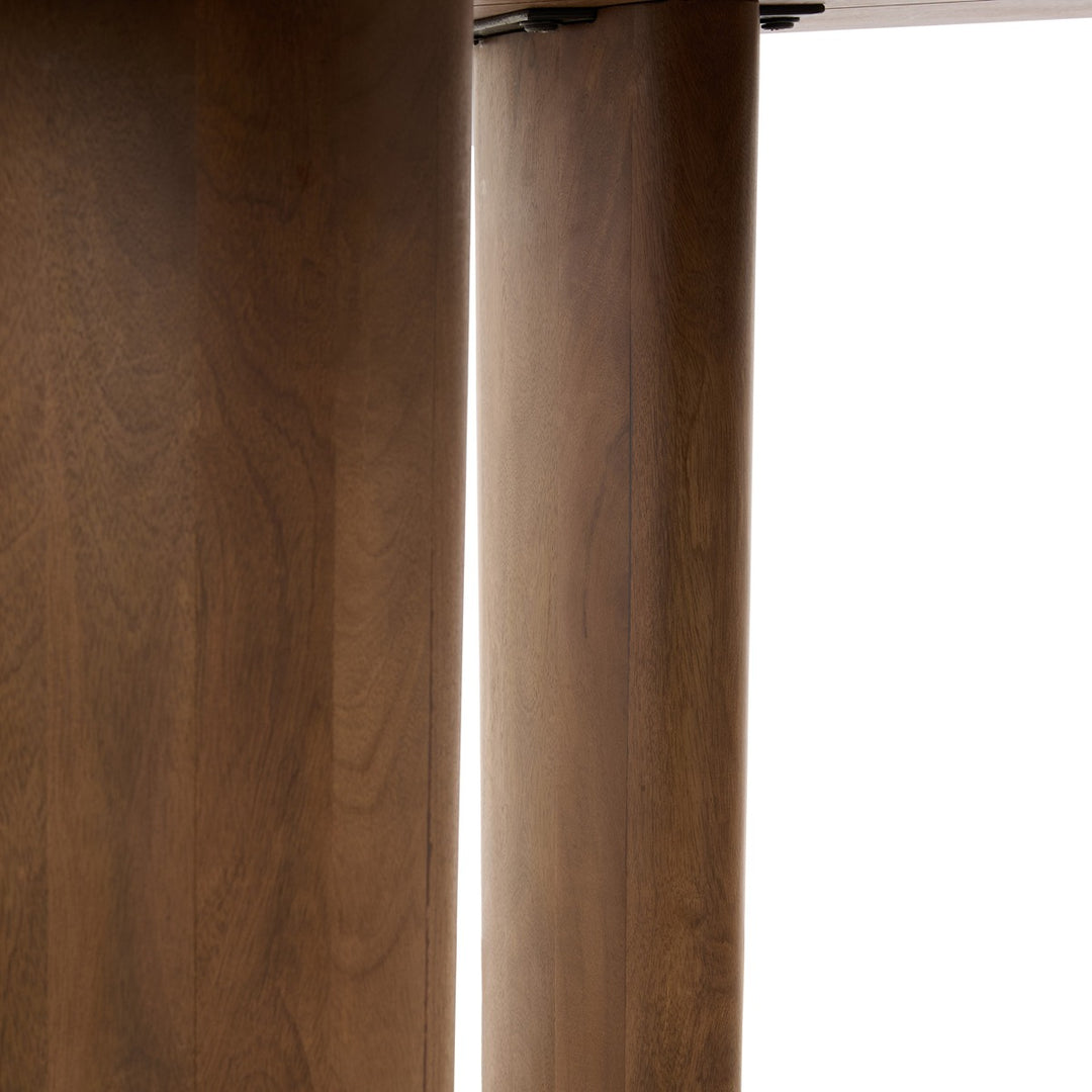 Aymara Acacia Wood Rectangular Dining Table - Dark Brown Light & Living 6