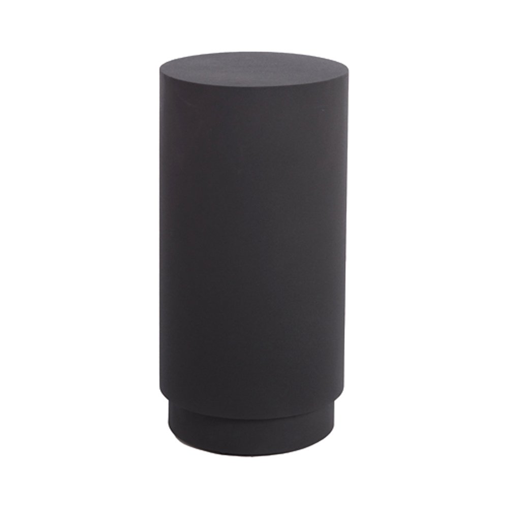 Light & Living Alarios Matt Black Pillar - 30x60cm