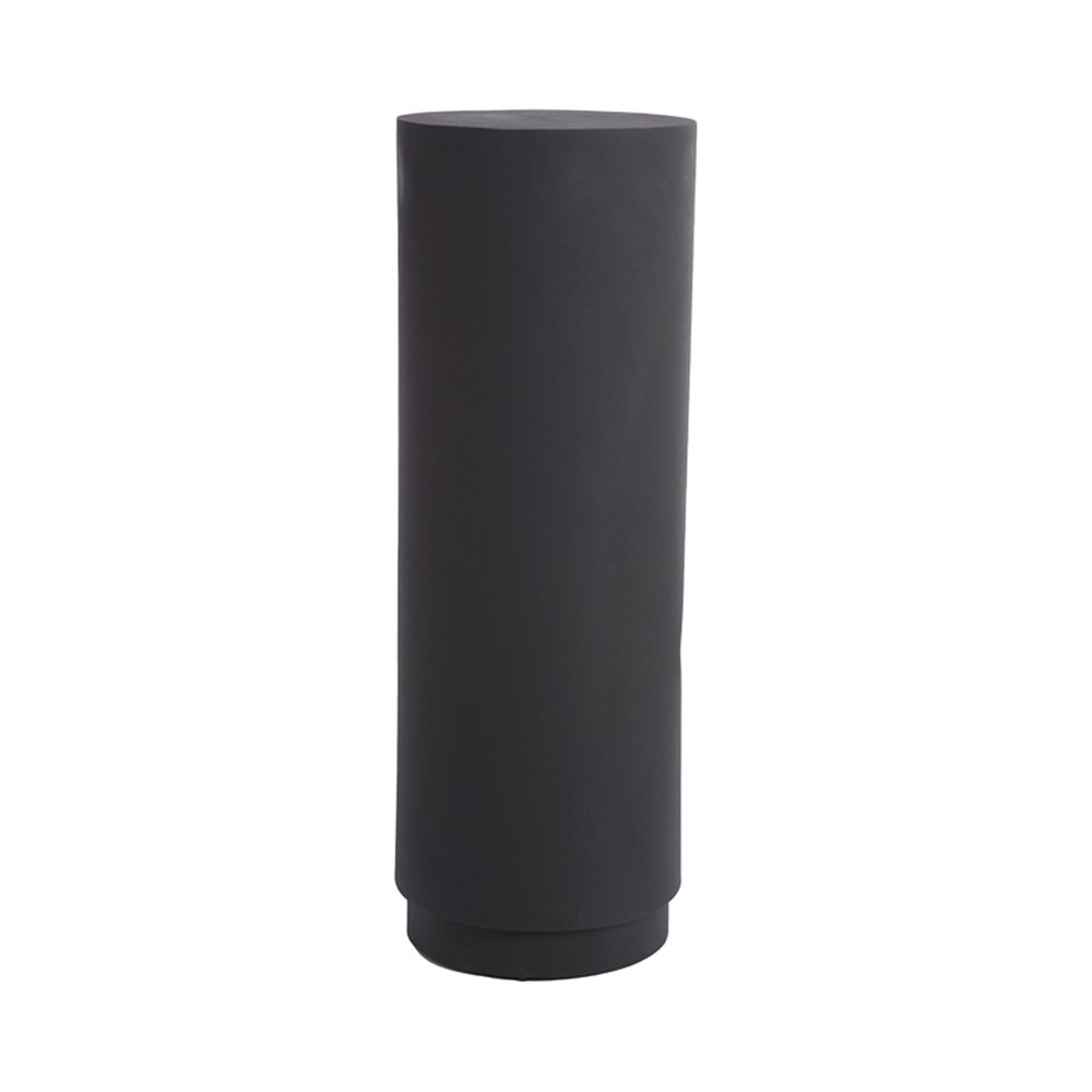 Light & Living Alarios Matt Black Pillar - 35x100cm