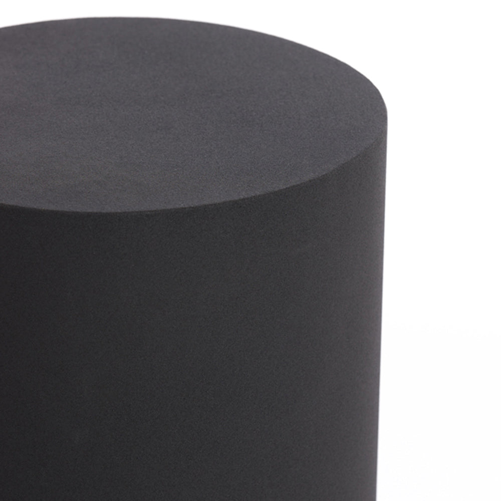 Light & Living Alarios Matt Black Pillar - 35x100cm