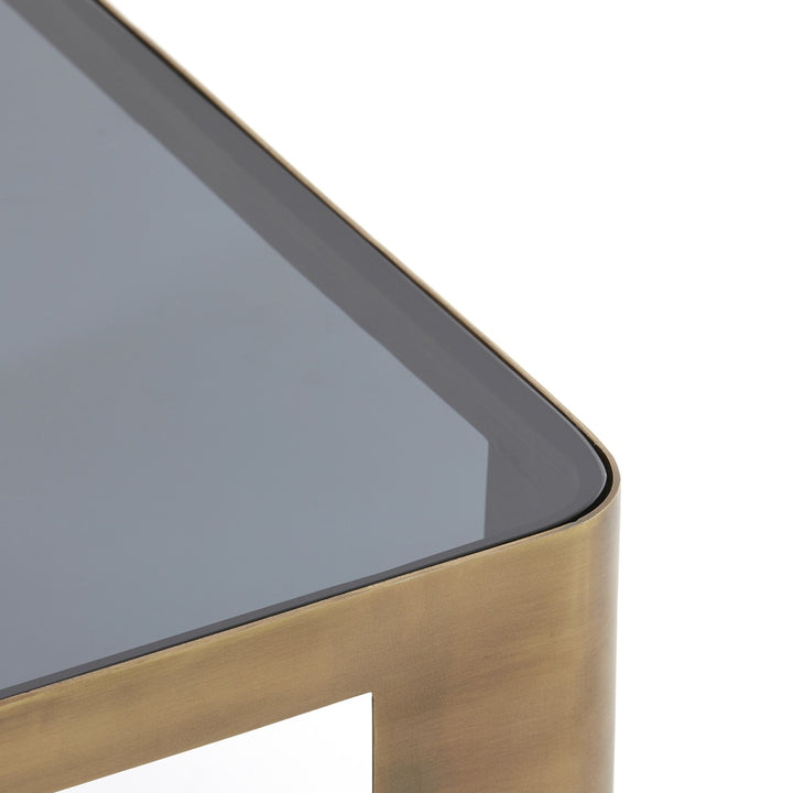 Oxe Set of 2 Side Tables - Antique Bronze Light & Living 5