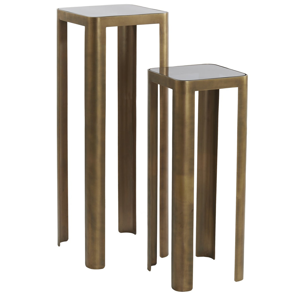 Oxe Set of 2 Pillars - Antique Bronze Light & Living 2
