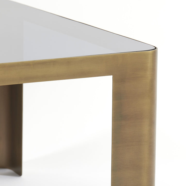 Oxe Set of 2 Square Coffee Tables - Antique Bronze Light & Living 5