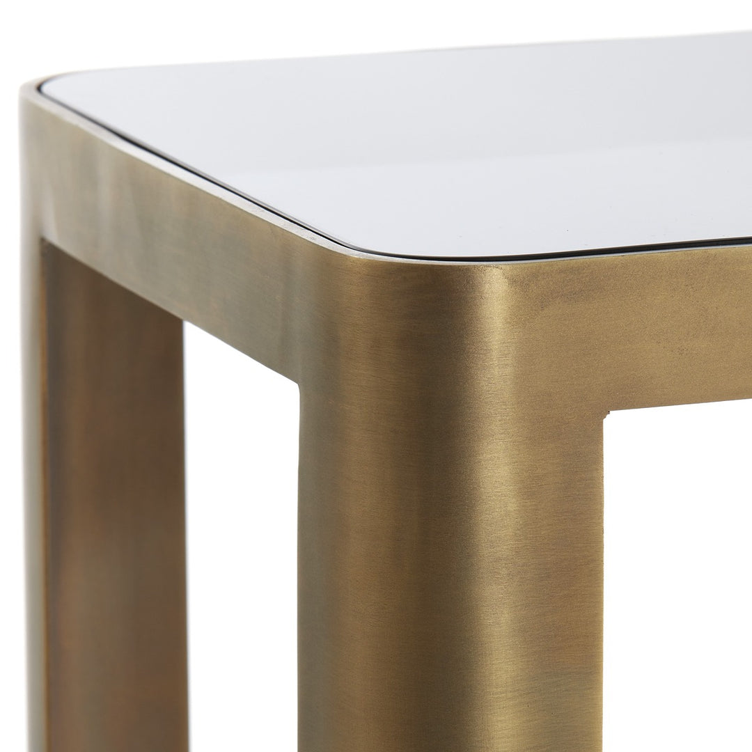 Oxe Set of 2 Console Tables - Antique Bronze Light & Living 4
