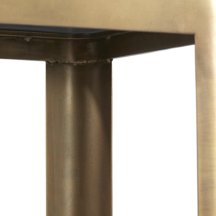 Oxe Set of 2 Console Tables - Antique Bronze Light & Living 5
