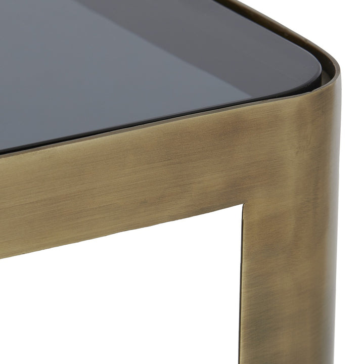 Oxe Set of 2 Console Tables - Antique Bronze Light & Living 6