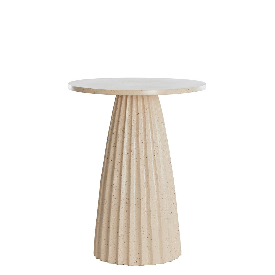 Veglia Tall Side Table - Sand Light & Living 1