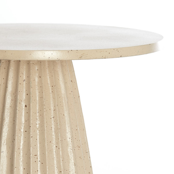 Veglia Tall Side Table - Sand Light & Living 4