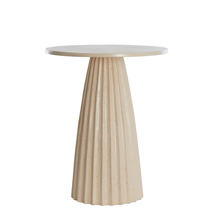 Veglia Tall Side Table - Sand Light & Living 8