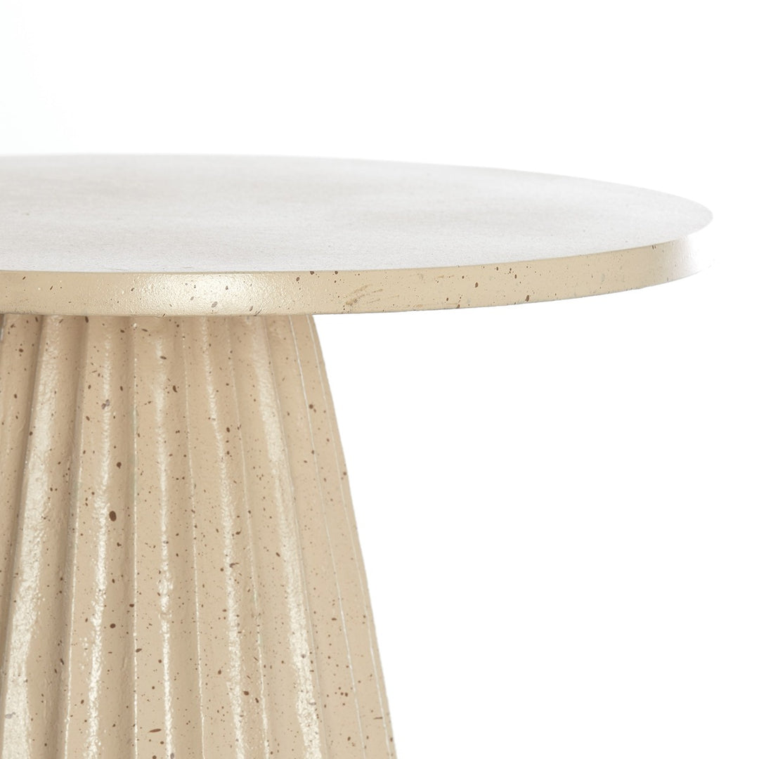Veglia Tall Side Table - Sand Light & Living 9