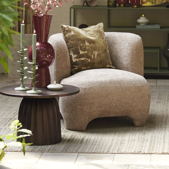 Veglia Side Table - Dark Brown Light & Living 14