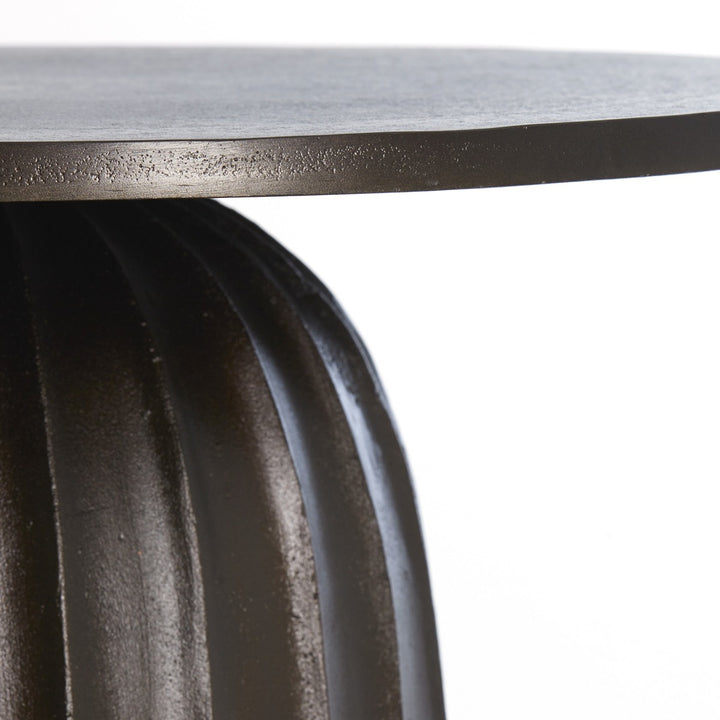 Veglia Side Table - Dark Brown Light & Living 16