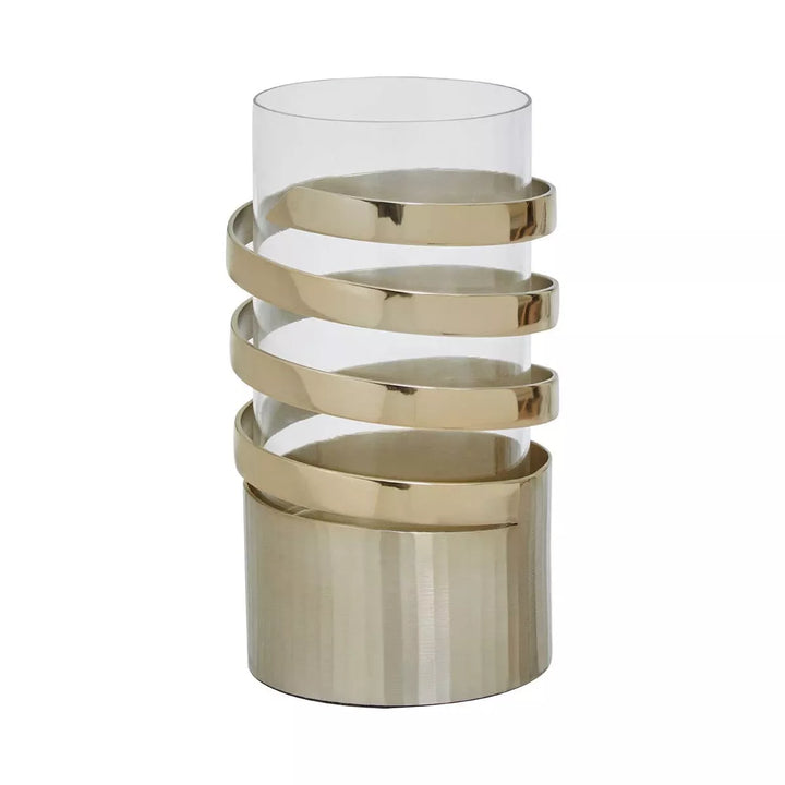 Amreli Hurricane Candle Holder - Gold