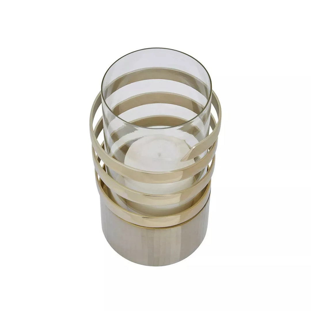 Amreli Hurricane Candle Holder - Gold