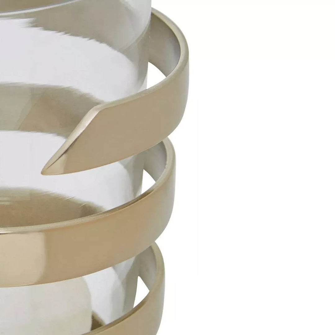 Amreli Hurricane Candle Holder - Gold