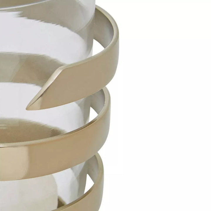 Amreli Hurricane Candle Holder - Gold