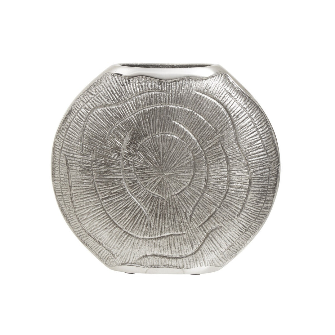 Silva Small Oak Effect Vase - Silver Finish Premier 7
