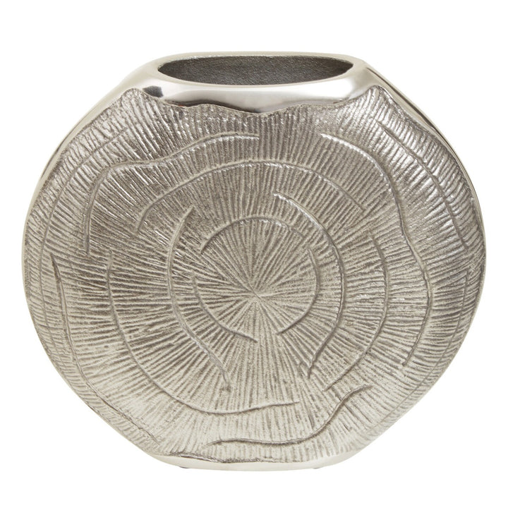 Silva Small Oak Effect Vase - Silver Finish Premier 1