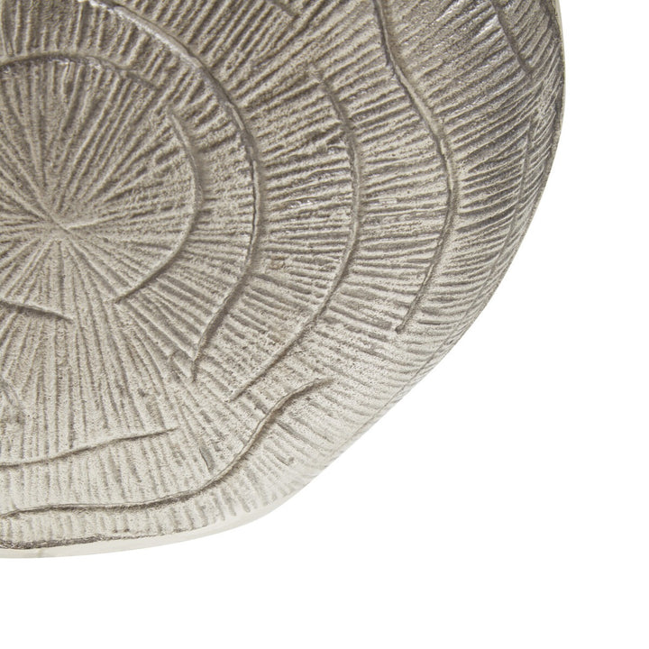 Silva Small Oak Effect Vase - Silver Finish Premier 6