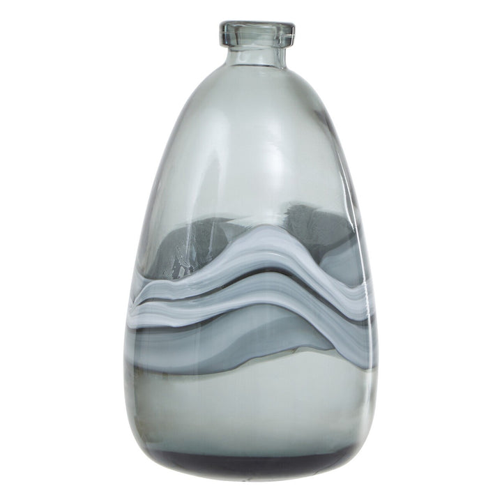 Halla Medium Bottle Vase - Grey Premier 12