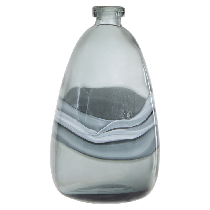 Halla Medium Bottle Vase - Grey Premier 1