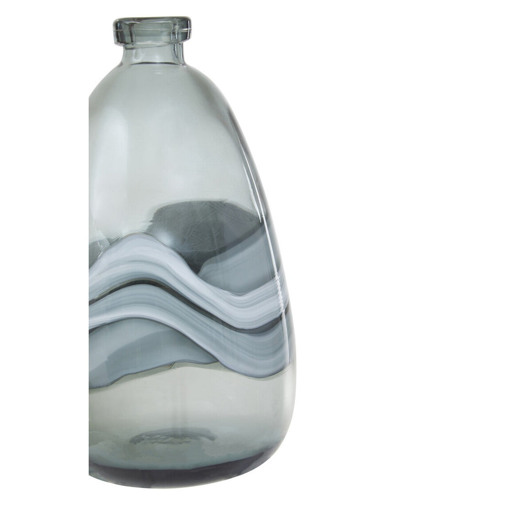 Halla Medium Bottle Vase - Grey Premier 8