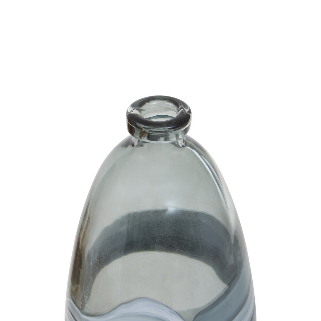 Halla Medium Bottle Vase - Grey Premier 9
