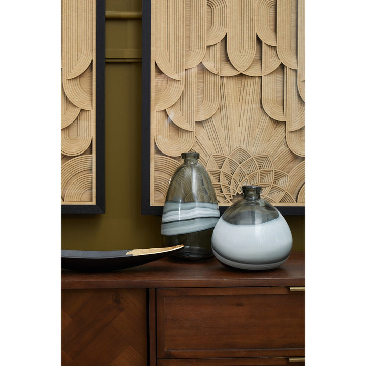 Halla Medium Bottle Vase - Grey Premier 2