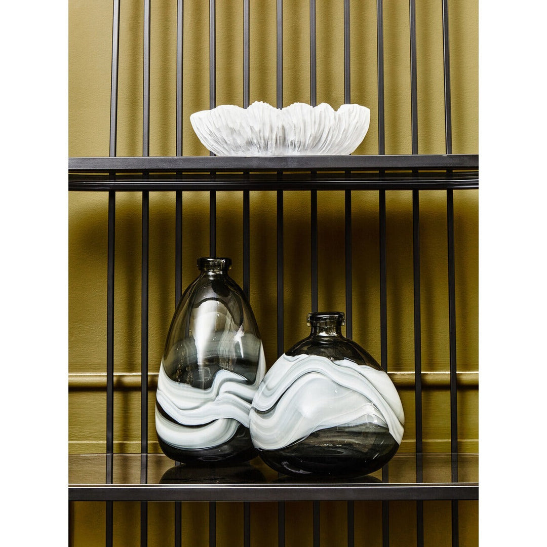 Halla Medium Bottle Vase - Grey Premier 6