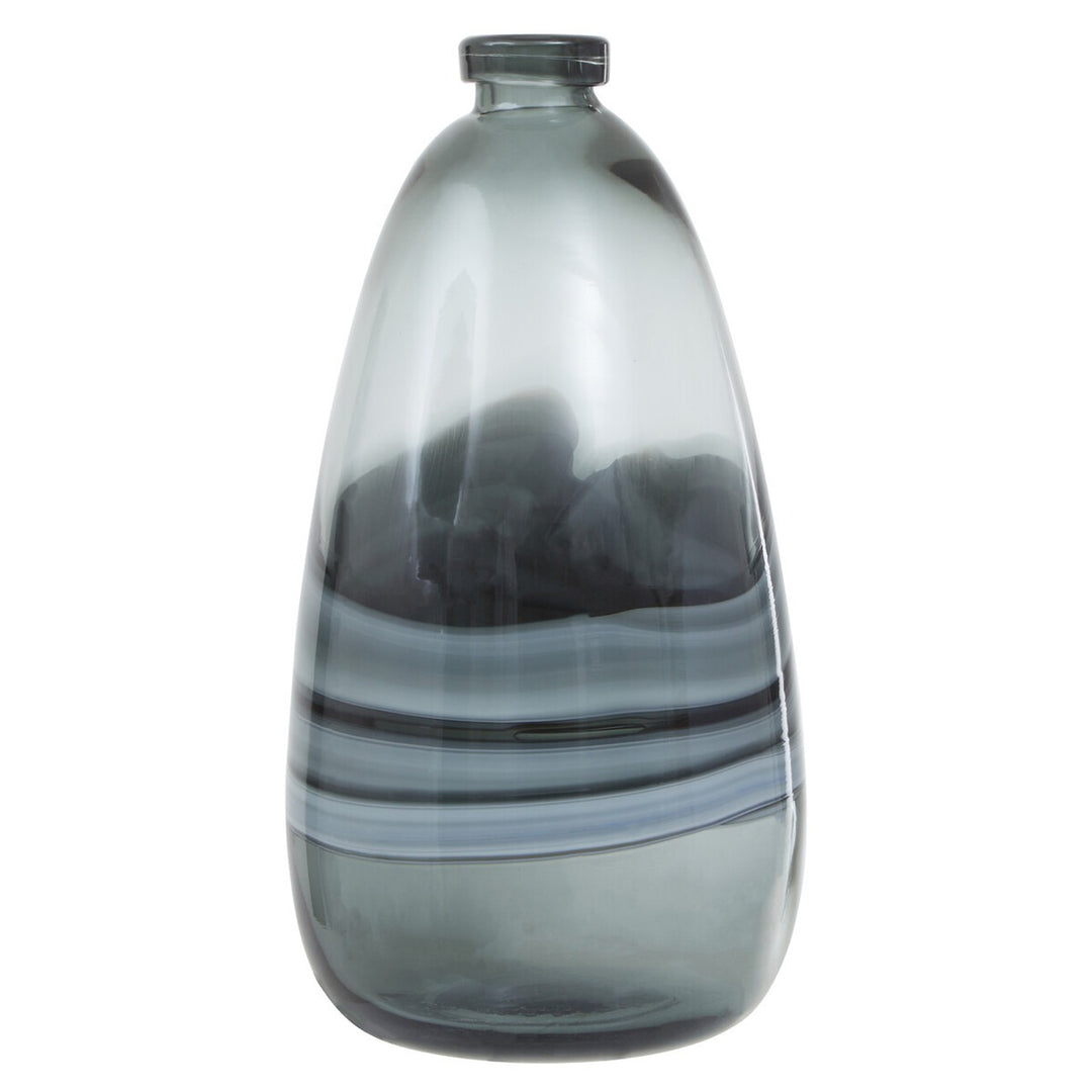 Halla Large Bottle Vase - Grey Premier 1