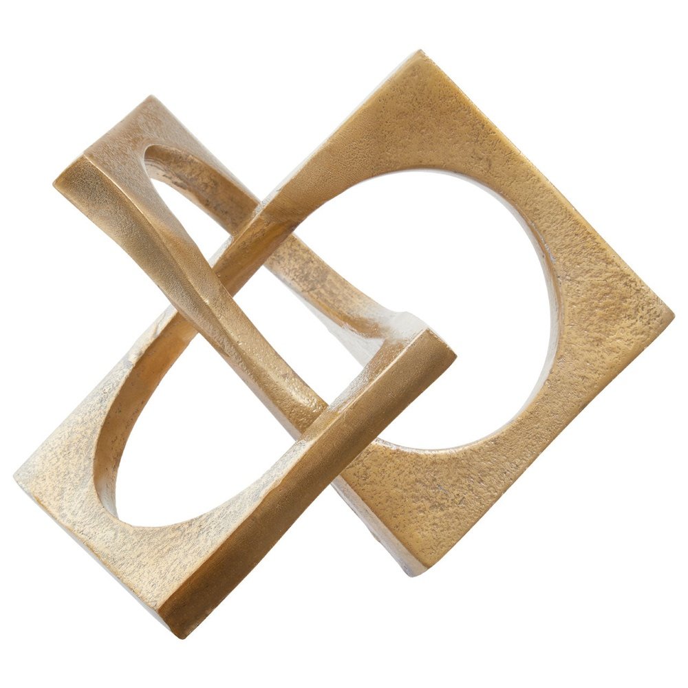 Olivia's Pluto Aluminium Sculpture in Gold | Outlet