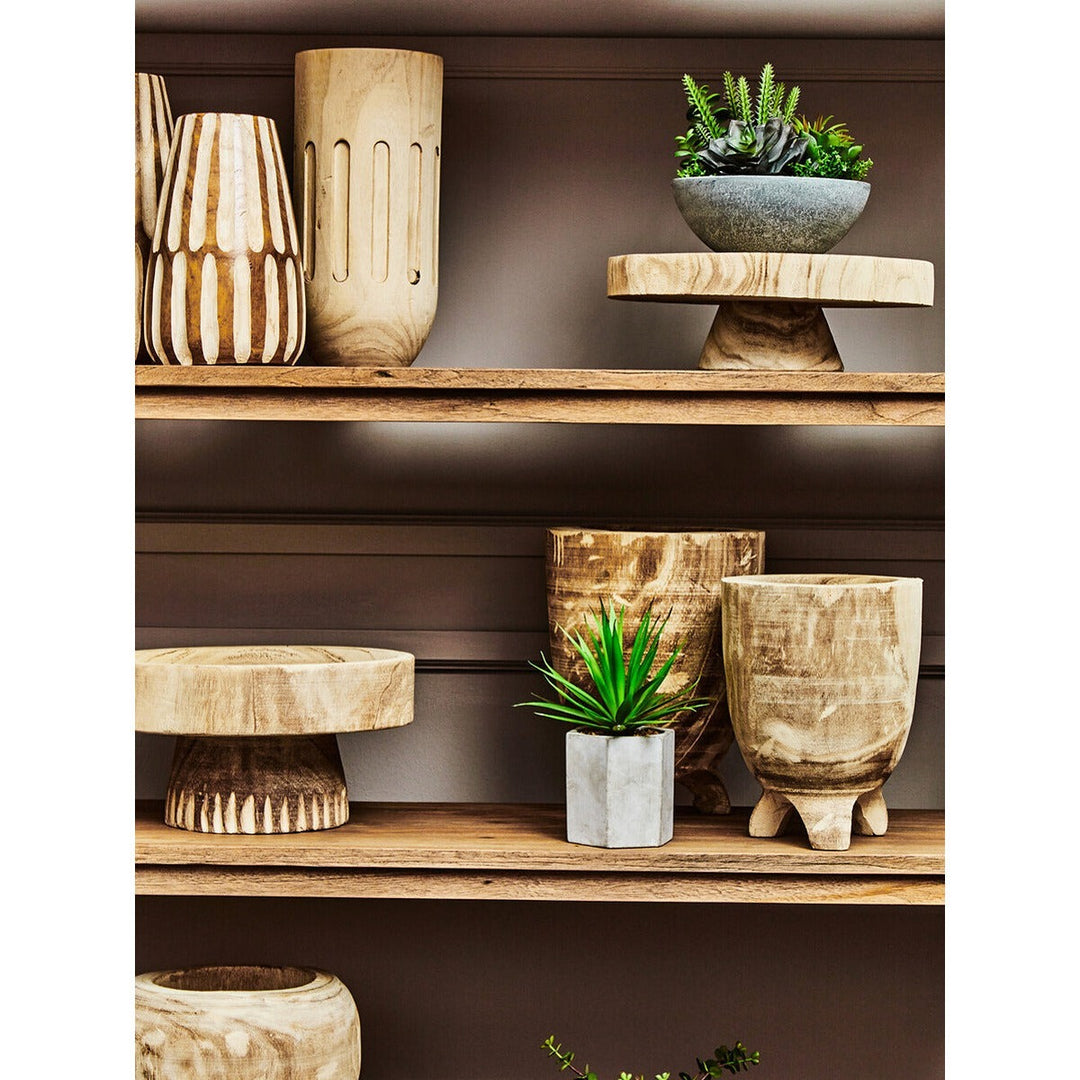 Arlo Engraved Round Bowl - Natural Premier 4