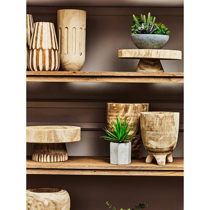 Arlo Engraved Round Bowl - Natural Premier 4